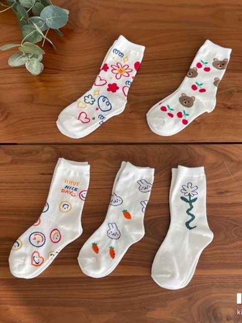 Mix Smile Socks (set of 5)