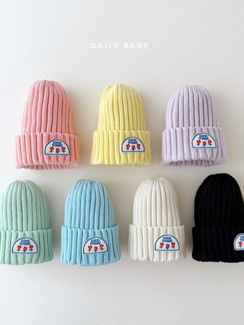 Spring Patch Long Beanie
