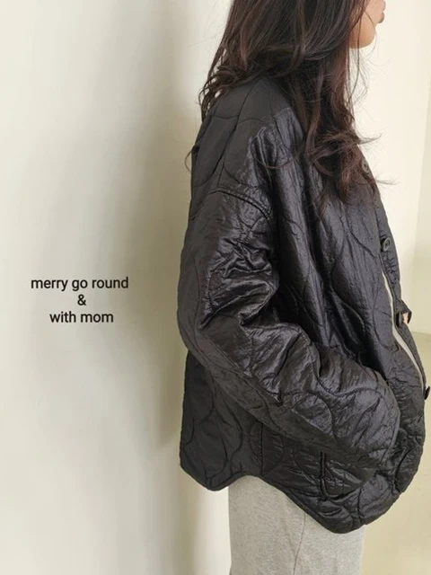 Boxy Quilted Jumper MOM
