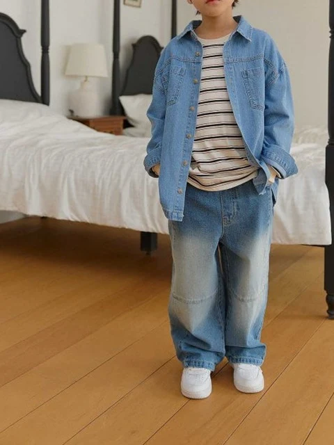 River Slit Denim Pants