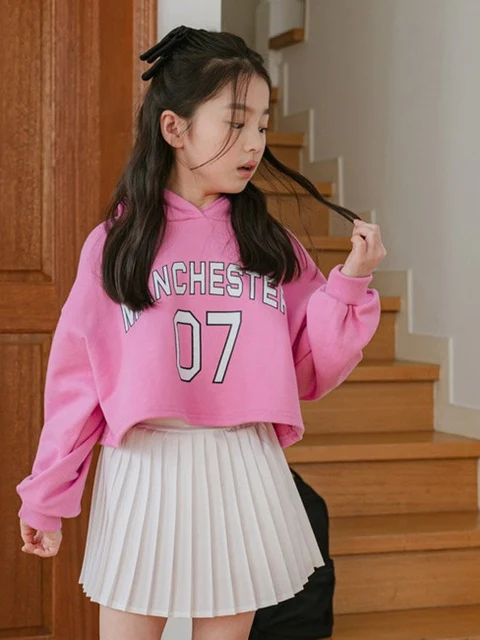 07 Hood Crop Sweatshirts