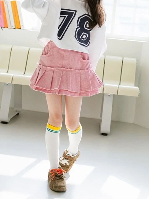 Double Tennis Skirt Pants (pigment pink)