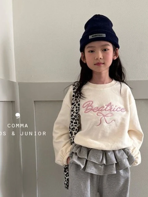 Ribbon Embroideery Sweatshirts