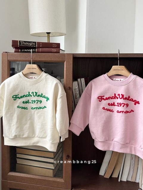 French Embroidery Sweatshirts