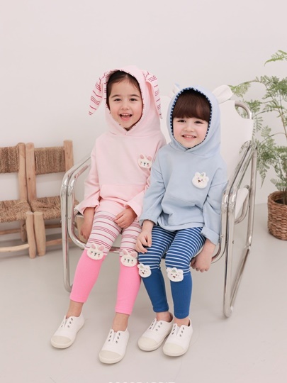 Stripe Rabbit Hoodie