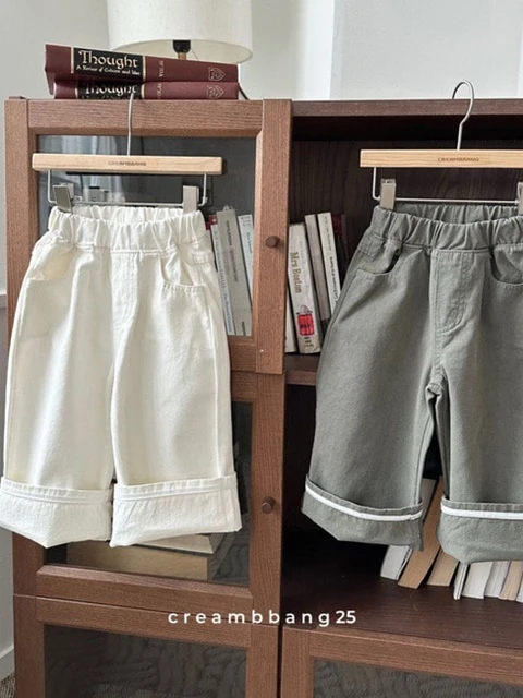 Bio Cotton Wide Roll-up Pants Bio Cotton Wide Roll-up Pants