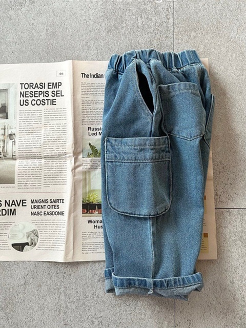 Cargo Wide Denim Pants Cargo Wide Denim Pants