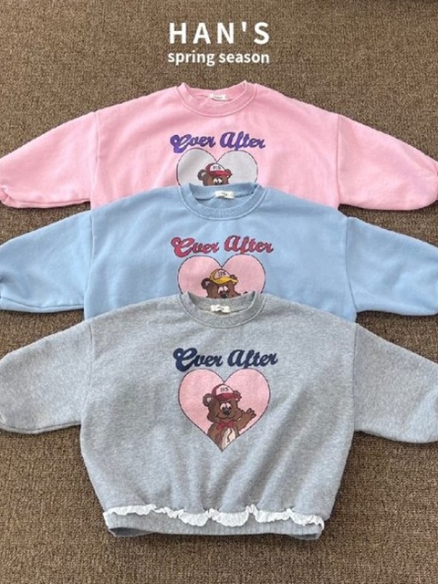 After Bear Frill Sweatshirts MOM