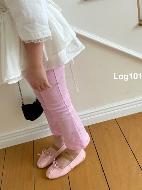 Ribbon Bootcut Pants