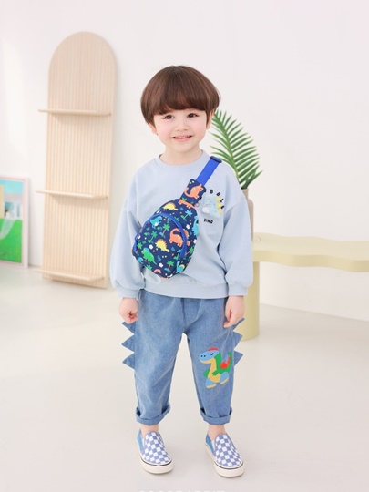 Bubble Dino Bag Sweatshirts