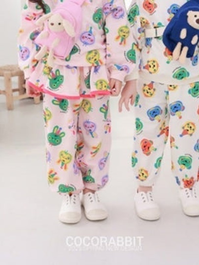 Full Bear Graphic Pants