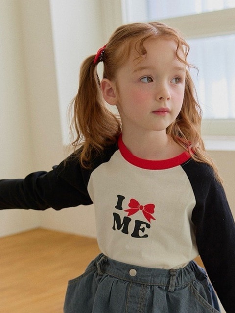 Ribbon Raglan Tee Ribbon Raglan Tee