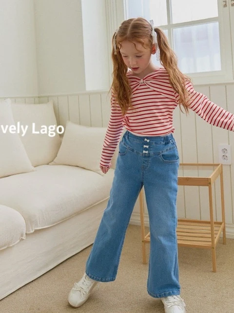 Span Loose Bootscut Pants