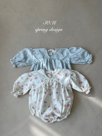 V-neck Flower Suit V-neck Flower Suit