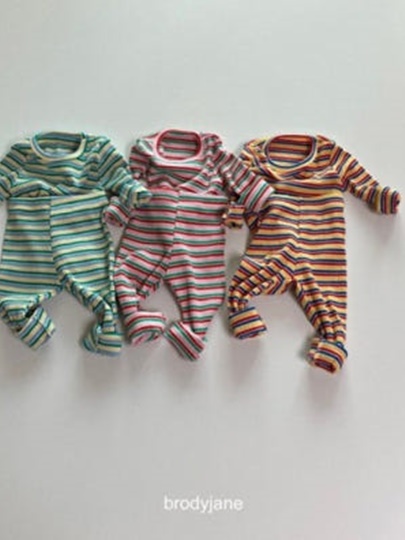 Multi Striped Long Sleeve Set Multi Striped Long Sleeve Set