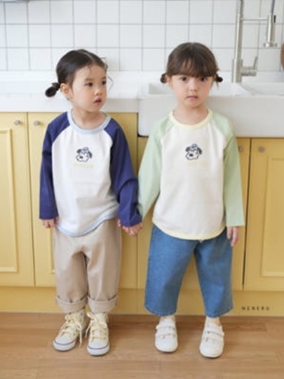 Puppy Raglan Tee