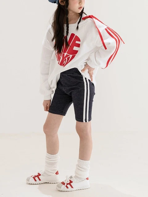 Cotton Denim Biker Shorts Cotton Denim Biker Shorts