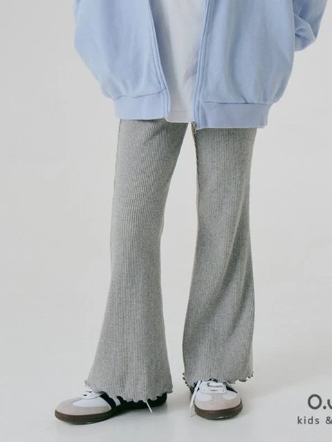 Ribbed Bootcut Leggings Pants Ribbed Bootcut Leggings Pants