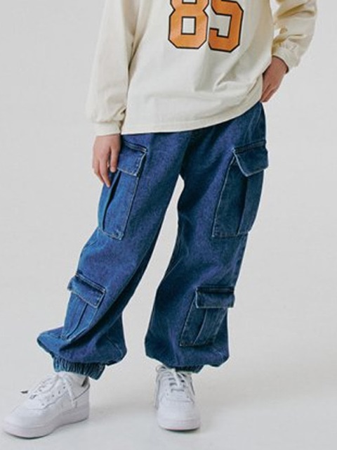 Double Pocket Denim Pants Double Pocket Denim Pants