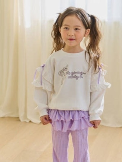 Cherry Shirring Tee Cherry Shirring Tee