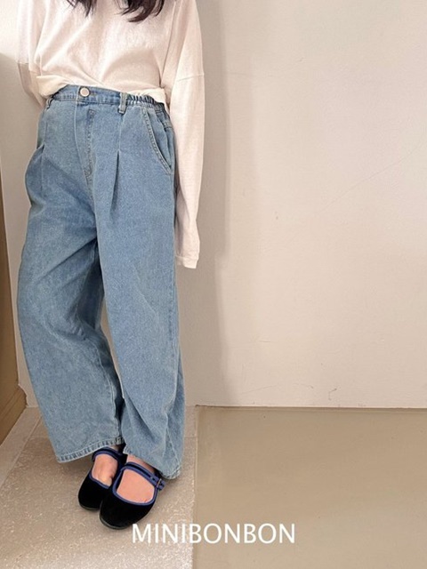 Pintuck Denim Pants Pintuck Denim Pants