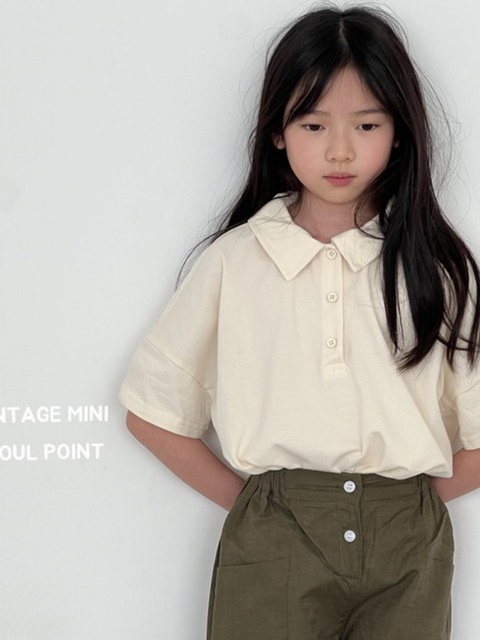 Button Collar Tee