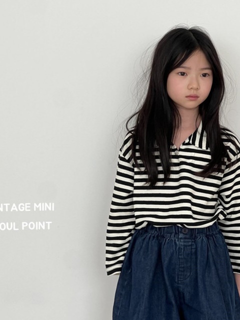 Stripe Collar Tee