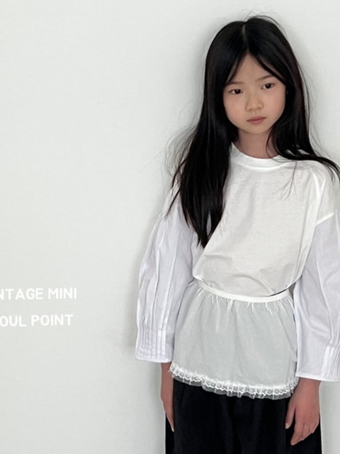Pumpkin Sleeve Blouse Tee