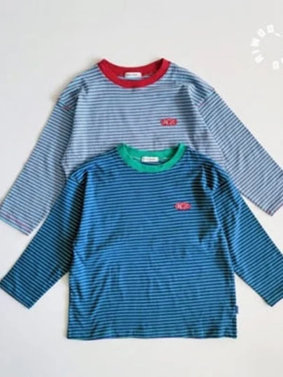Tok Tok Stripe Patch Tee Tok Tok Stripe Patch Tee