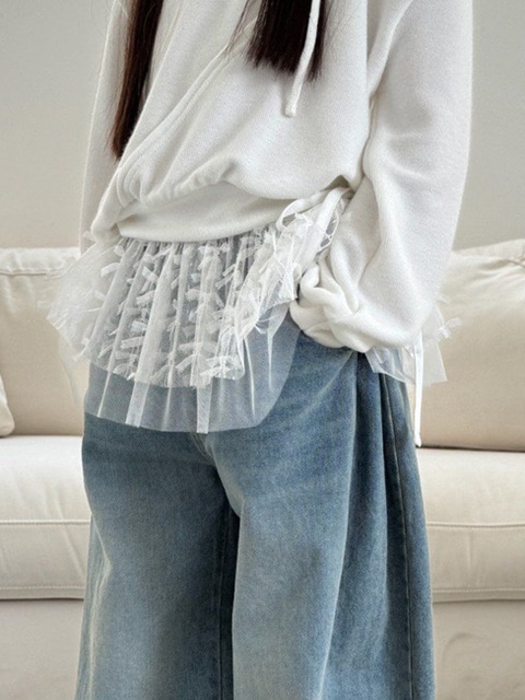 Ribbon Layered Wrap Skirt Ribbon Layered Wrap Skirt