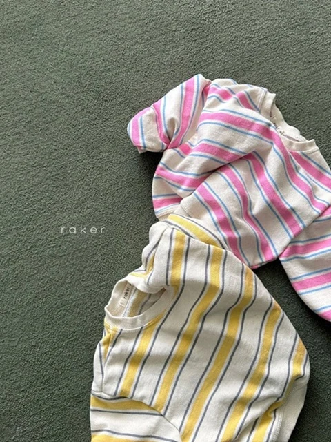 Three Color Stripe Sweatshirts