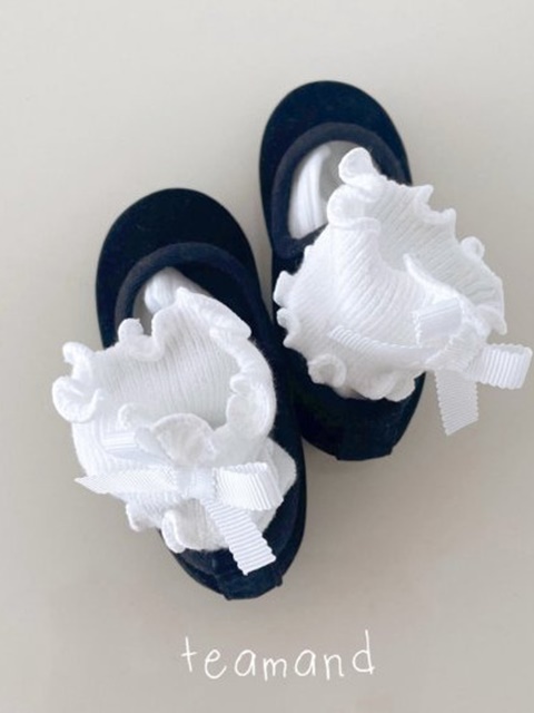 Two-line Ribbon Set (ivory+black)