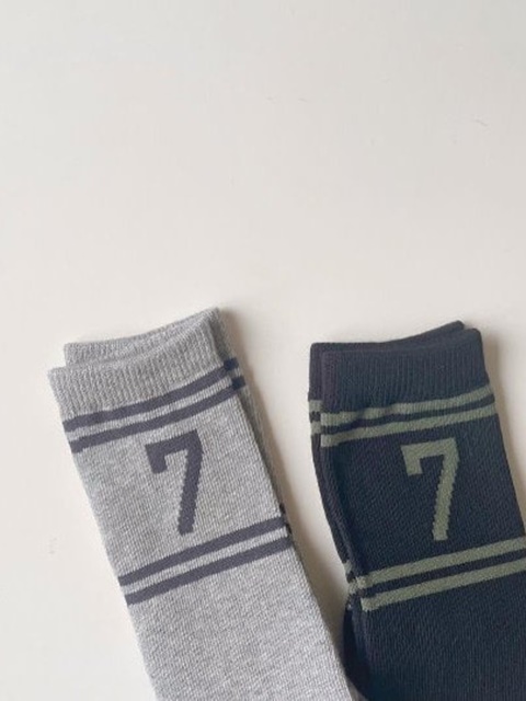 Number Knee Socks Set 1