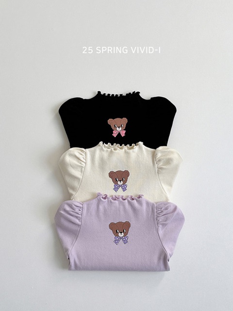 Ribbon Bear Shoulder Tee