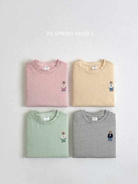 Stripe Bear Single Tee Stripe Bear Single Tee