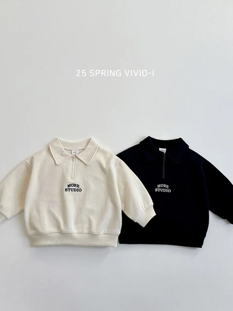 Collar Anorak Sweatshirts