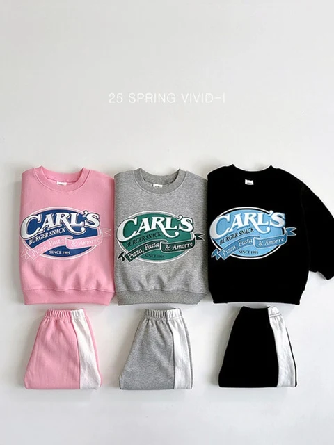 Line Raglan Top Bottom Set