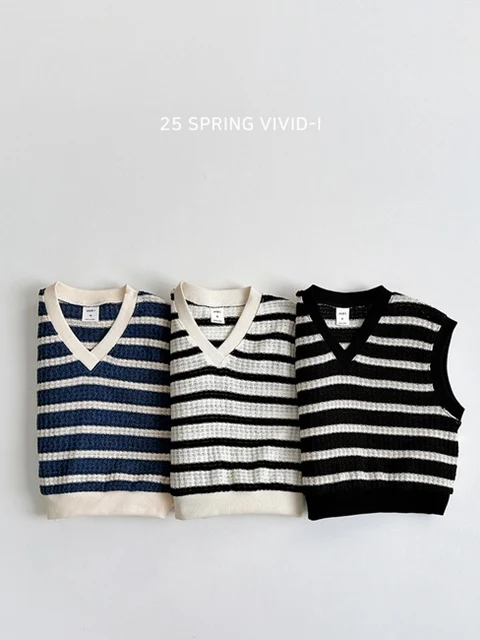Knit Stripe Vest