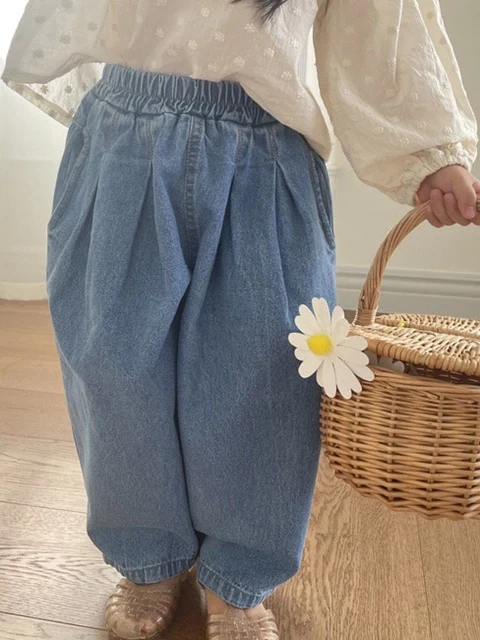 Stitch Denim Pants