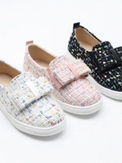 Tweed Ribbon Slip-Ons Tweed Ribbon Slip-Ons