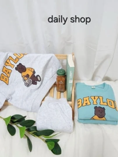 Picnic Bear Top Bottom Set