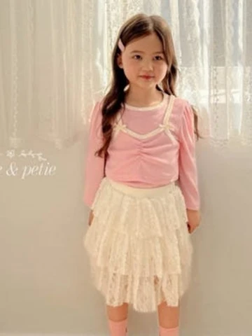 Spring Flower Lace Cancan Skirt Spring Flower Lace Cancan Skirt