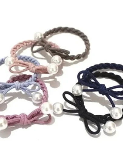 Pearl Ribbon Hair Band