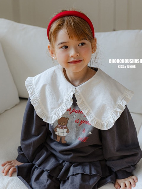 Bear Frill Collar Tee Bear Frill Collar Tee