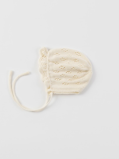 Rib Knit Baby Bonnet Rib Knit Baby Bonnet