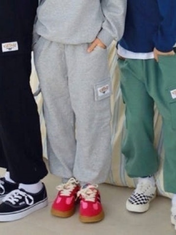 Piping Pants with Mom
