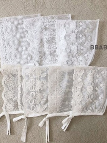 Lace White Bonnet