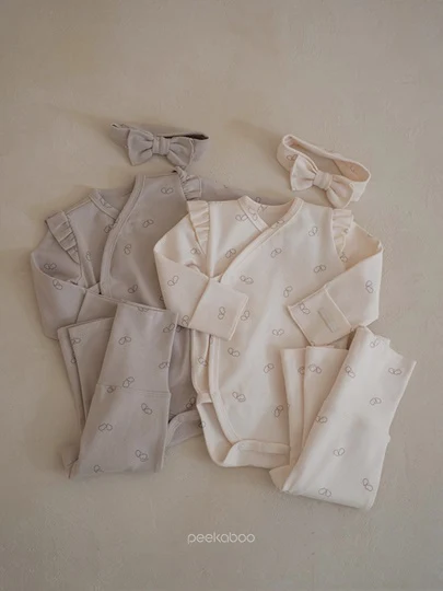 Pikabee Shirring Neck Suit Set