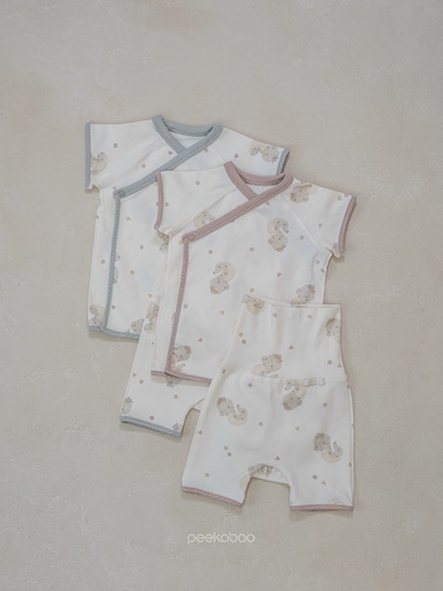 Nernar Newborn Short Sleeve Top Bottom Set