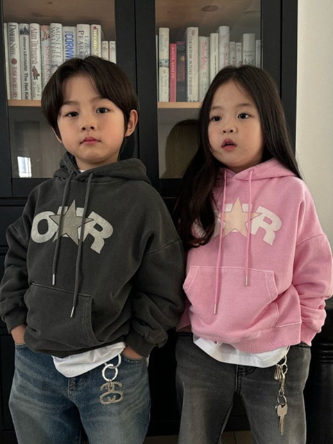 Star Printed Hoodie
